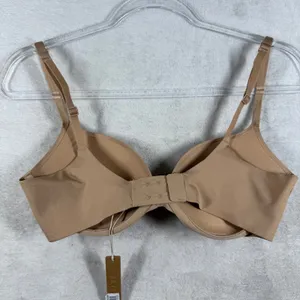 SKIMS Ultimate Push Up Plunge Bra Clay Nude 32D BA-PLG-9214 NEW thumbnail 11