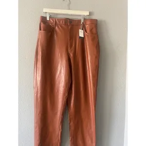 New Abercrombie &‎ Fitch Curve Love 90s Faux Leather Pants thumbnail 3
