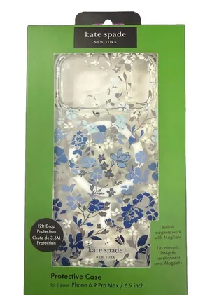 Kate Spade New York Blue Floral MagSafe Protective Case thumbnail 1