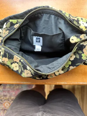 Y2K Gap Floral Velvet Shoulder bag thumbnail 8