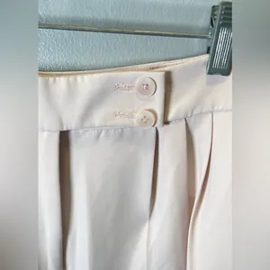 Express NWOT‎ Women's Pink Wide Leg High Rise Pleated Trouser Pants Size 8 thumbnail 3