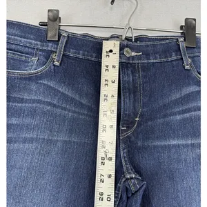 Levi’s 524 Skinny Jeans Women's Size 17 Dark Wash Skinny Red Tab Stretch thumbnail 9