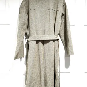 NWOT Elizabeth & James Women's Herringbone Long Belted Coat thumbnail 6