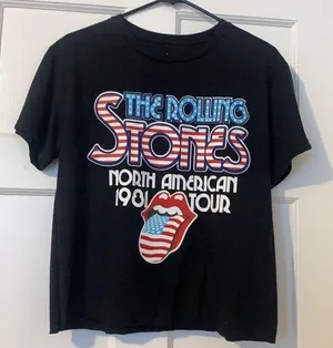 NWOT Rolling Stones Fitted American Top thumbnail 1