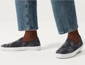 Rothy’s The Original Sneakers Slip On Shoes Camouflage Camo Gray Grey 10 thumbnail 1