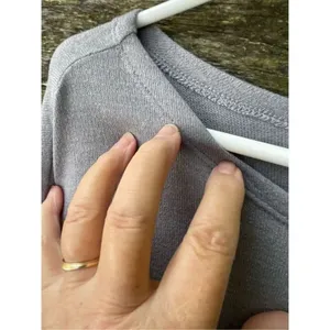 Lands End size L dolman sleeves sweater. Neutral Light grey thumbnail 3