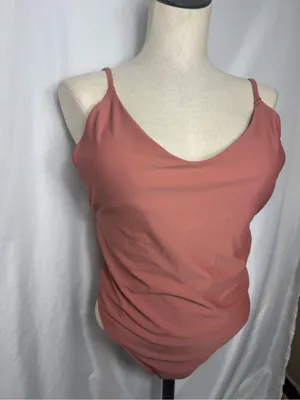 Aerie Women’s WAILLOT DE BOIR One PIECE Scoop-Back Swimsuit large NWT thumbnail 3