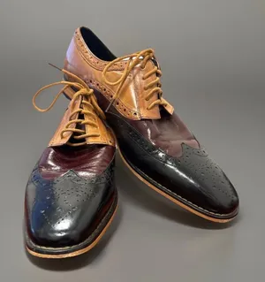 Stacy Adams Wingtip Oxford 9M TriColor Tinsley thumbnail 1