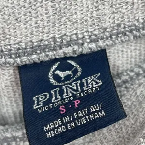 PINK Victoria’s Secret Y2K Flare Wide Leg Loose Boyfriend Fit Sweatpants VS Logo thumbnail 6