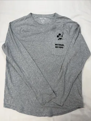 American Eagle Women's Set T-Shirt & Gray Mickey Mouse Print Pajama Joggers thumbnail 8