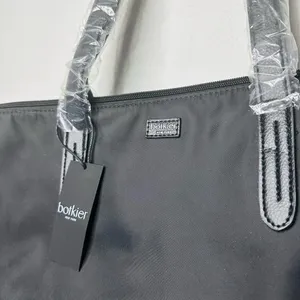 NWT BOTKIER New York Bond Black Nylon Oversized Compartment Tote Handbag thumbnail 9