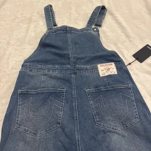 True Religion Women's Denims Straight Leg Overalls size L thumbnail 3