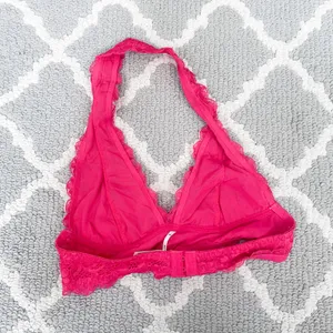 Free people intimately got pink lace bralette halter bra x-small thumbnail 5