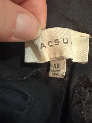 PACSUN black utility cargo pants multiple button pockets, zipper accents Size XS thumbnail 11