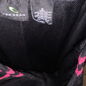 Tek Gear black pink side stripes mesh lined athletic pants thumbnail 8