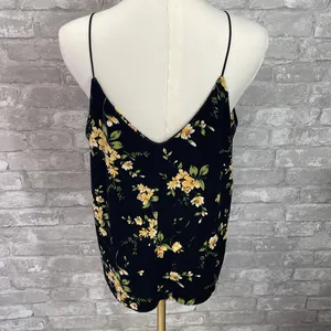 Maurices Black Camisole with Yellow Floral Design thumbnail 3