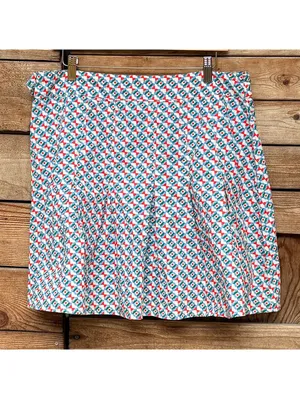 Maeve Pleated Mini Skirt | Geometric, 14 thumbnail 3