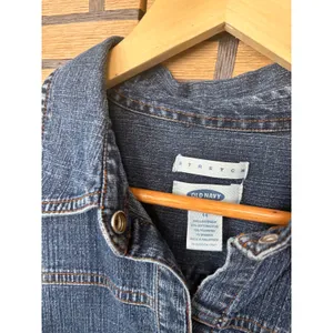 Old‎ Navy Denim Stretch Button Front Tank Dress Size 14 thumbnail 6