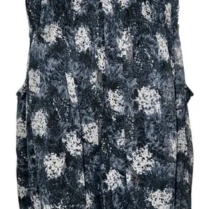🆕 JOIE Limited Edition‎ Blue Baltic Print Smocked High Neck Dress NWOT Size L thumbnail 4