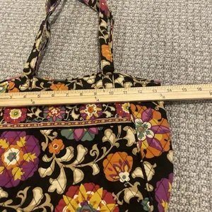 Vera Bradley Bag Suzani 2011 Tote Shoulderbag Purse Medium Floral Quilted Cotton thumbnail 5