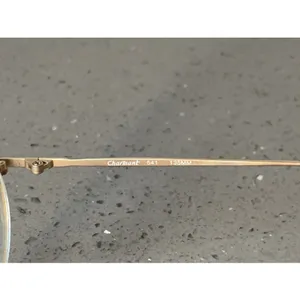 CHARMANT 541 EYEGLASSES FRAMES ONLY 46-21-135 JAPAN Full Rim gold round thumbnail 4