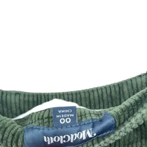 ModCloth The Boulder Wide Leg‎ Corduroy Pants In Olive Green Size 00 thumbnail 9