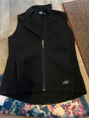 Eastern mountain sports black vest size small thumbnail 1