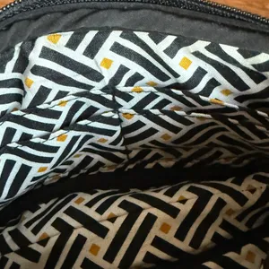Vera Bradley Black Quilted Wristlet Silver Hardware thumbnail 6