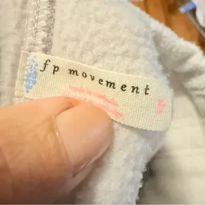 FREE PEOPLE MOVEMENT BY FP‎ Westlake Pullover Sweatshirt Cream White Small thumbnail 7