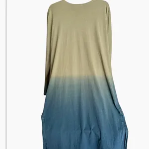 Umgee Ombre Green and Blue Long Cardigan/Duster NWT thumbnail 5