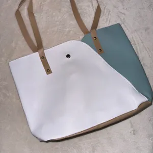 NEW Boutique White and Turquoise Shoulder Bag thumbnail 6