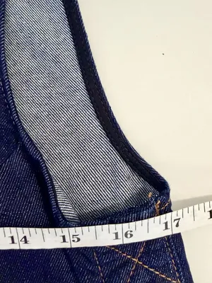 Madewell Denim Shift Dress Womens Size 2 100% Cotton Sleeveless Blue Midi thumbnail 9