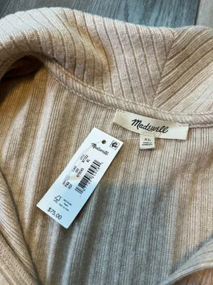 Madewell NWT Relaxed Cozy Ribbed Sweater thumbnail 4