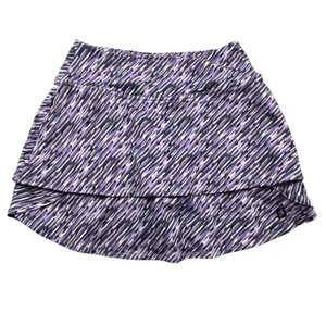 FootJoy Golf Skort XS Purple Print Performance Athletic Skirt Country Club EUC thumbnail 2