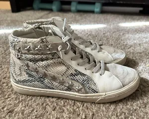 Vintage Havana Studded High Top Sneakers thumbnail 1