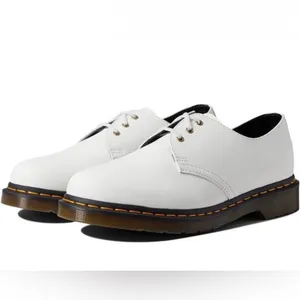 Dr. Martens 27214 Vegan Oxford Shoes Men's Size 6 Women's Size 7 White Leather thumbnail 5