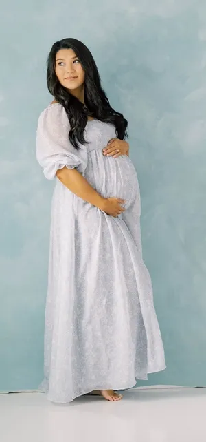 Worth collective Maxi dress Blue thumbnail 1