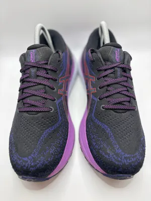 ASICS Gel Kayano 29 Wide Running Shoes Women’s US 9 Black Purple Athletic thumbnail 3