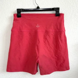Beyond Yoga Spacedye Keep Pace 3" Short Coral Bike Shorts Size XL High Waist thumbnail 5