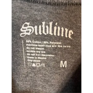 Sublime Sun Logo Dark Gray Tshirt Size M Long Beach CA Made in Mexico (2285) thumbnail 4