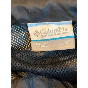 Columbia Omni-Tech Waterproof Rain Jacket Black Hooded Shell RL2436 Womens M thumbnail 9