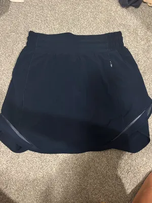 Lululemon Hotty Hot High-Rise Skirt True Navy - Size: 2 thumbnail 6