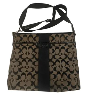 Vintage Black Coach cross body thumbnail 1