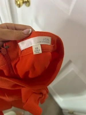 Orange tie up shorts Size XS thumbnail 3