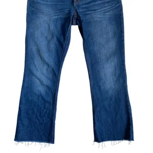 J.Crew Billie Demi Boot Crop Jeans‎ 27 Blue High Rise Raw Hem Medium Wash Denim thumbnail 3