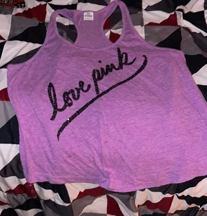 Vintage VS Pink Tank Top thumbnail 1