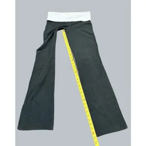 Y2k‎ Victorias Secret Pink Gold MCBling Spellout Foldover Flare Yoga Pants 2000s thumbnail 6