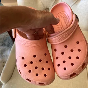 CROCS Pink Slides Clogs thumbnail 1