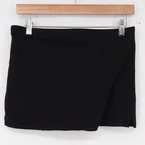 Tillys Skort Womens S Wrap Black Cotton Blend Mini Active Casual Excellent thumbnail 4