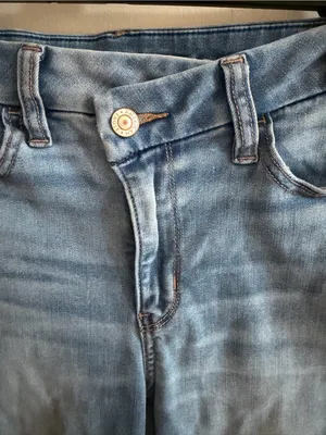 American Eagle Outfitters Medium Blue Skinny Jeans - Women's thumbnail 2